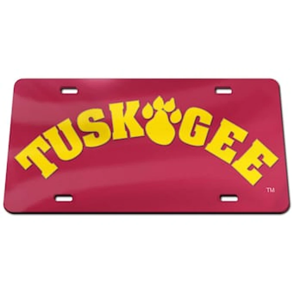 WinCraft Tuskegee Golden Tigers Arch Classic License Plate