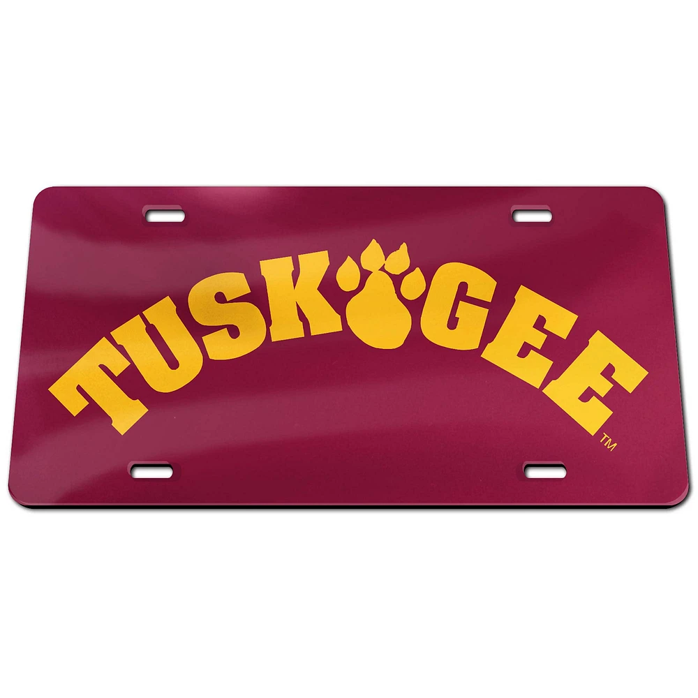 WinCraft Tuskegee Golden Tigers Classic License Plate