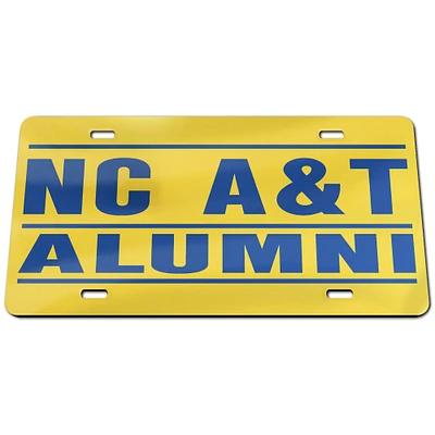 WinCraft North Carolina A&T Aggies Gold Classic License Plate