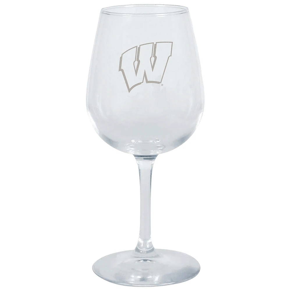 Wisconsin Badgers 12.75oz. Stemmed Wine Glass