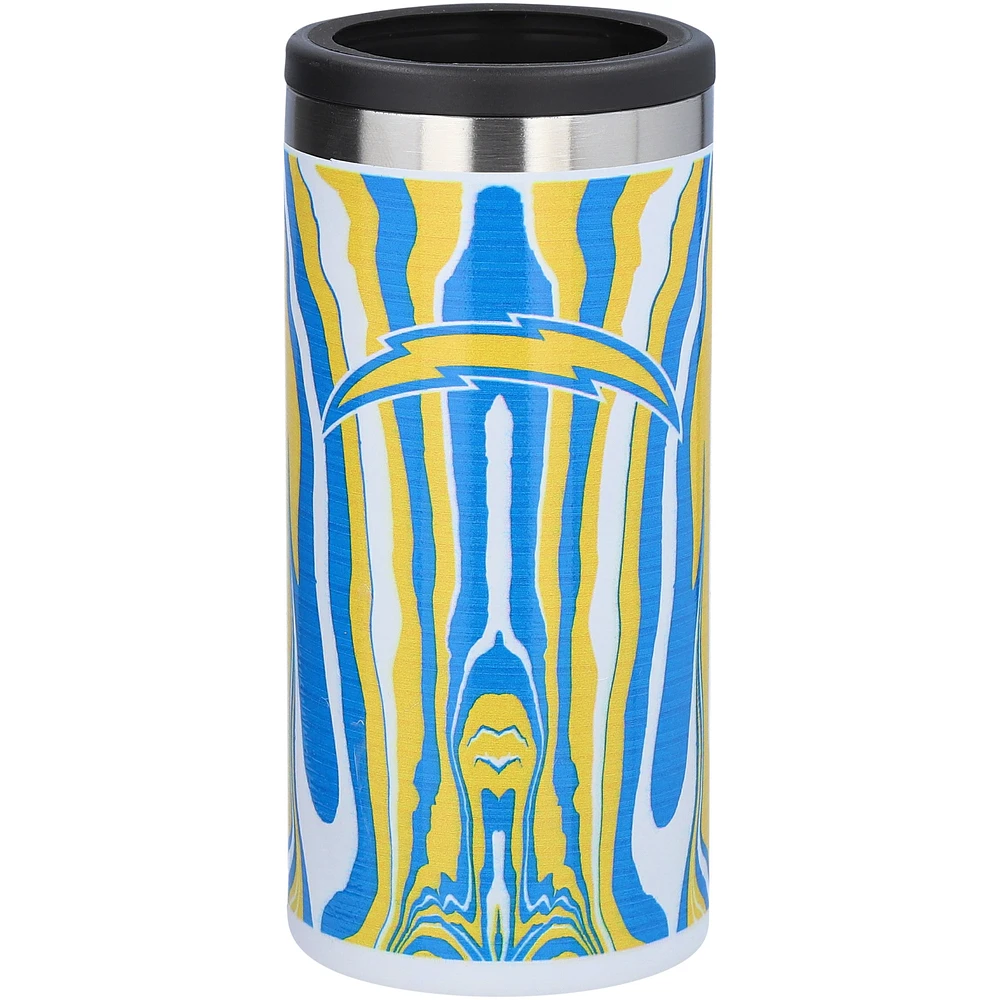 Los Angeles Chargers 12oz. Tie-Dye Slim Can Holder