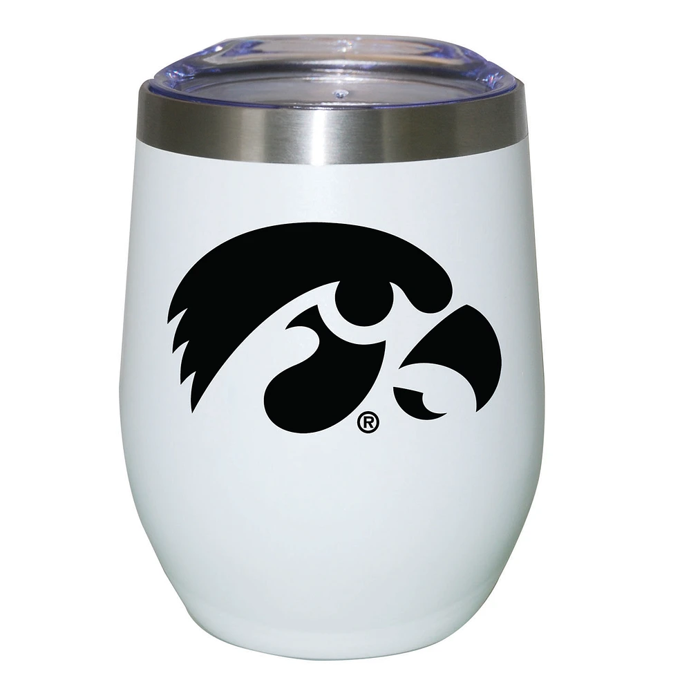 Iowa Hawkeyes 12oz. Logo Stemless Tumbler