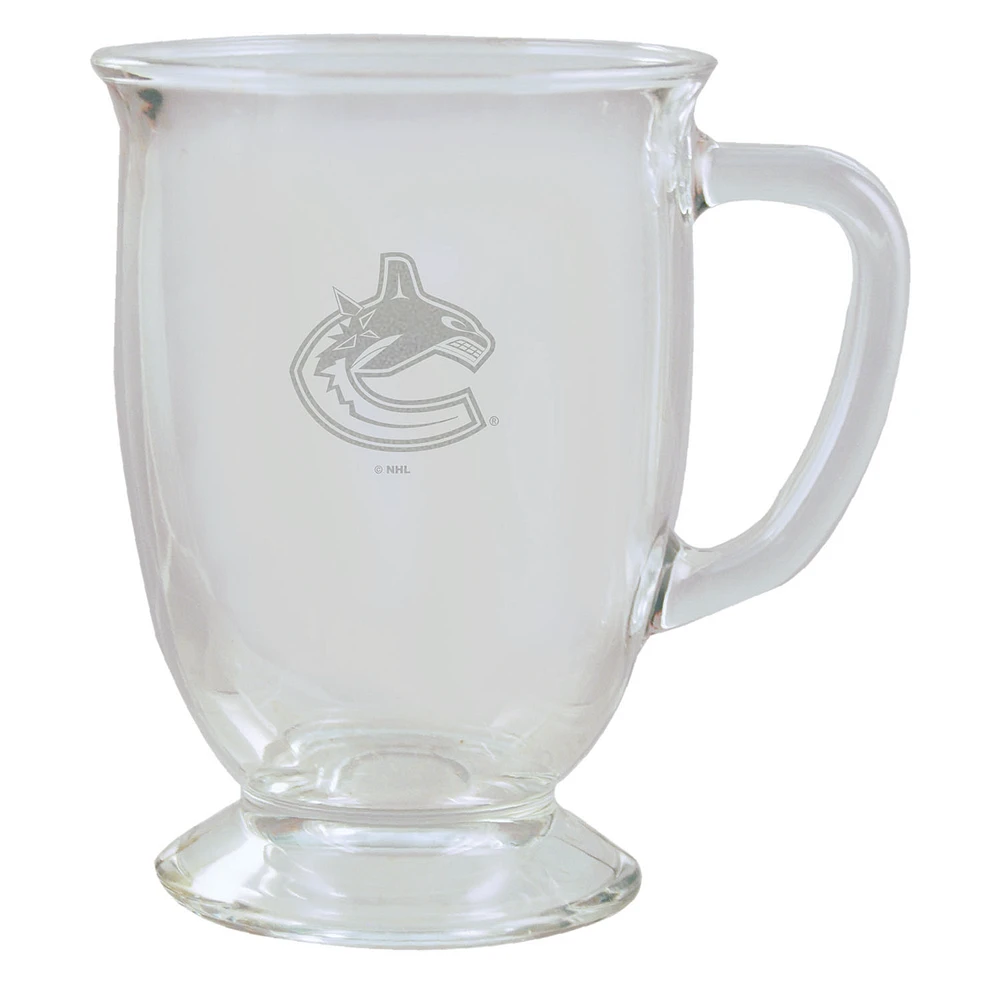 Vancouver Canucks 16oz. Etched Cafe Mug