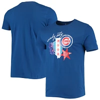 Men's New Era Royal Chicago Cubs City Cluster T-Shirt