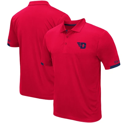 Men's Colosseum Red Dayton Flyers Santry Lightweight Polo