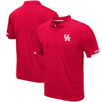 Men's Colosseum Red Houston Cougars Santry Lightweight Polo