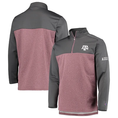 Men's Champion Maroon Texas A&M Aggies Gameday Quarter-Zip Jacket