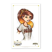 San Diego Padres 11'' x 17'' Ballpark Princess Art Poster