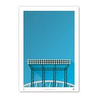 Seattle Mariners 24'' x 36'' Stadium Fine Art Print