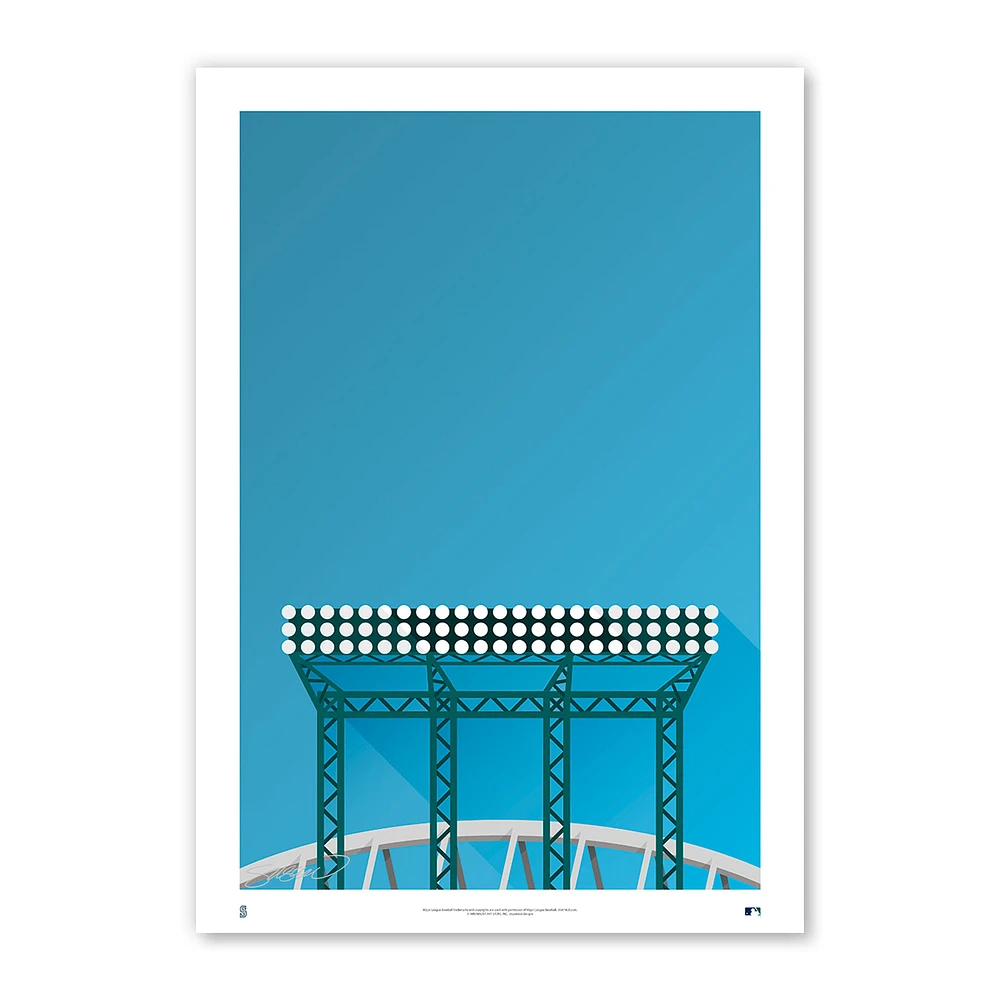 Seattle Mariners 24'' x 36'' Stadium Fine Art Print