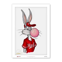 Cincinnati Reds 24'' x 36'' Bugs Bunny Limited Edition Print