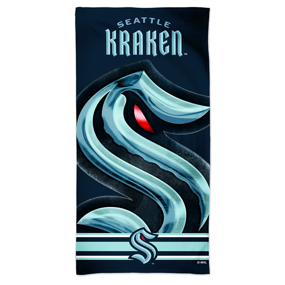 WinCraft Seattle Kraken 30'' x 60'' Spectra Beach Towel