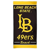 WinCraft Cal State Long Beach The Beach 30'' x 60'' Primary Logo Spectra Beach Towel