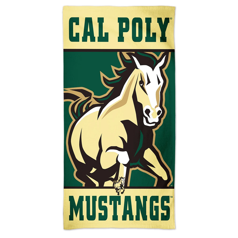 WinCraft Cal Poly Mustangs 30'' x 60'' Spectra Beach Towel