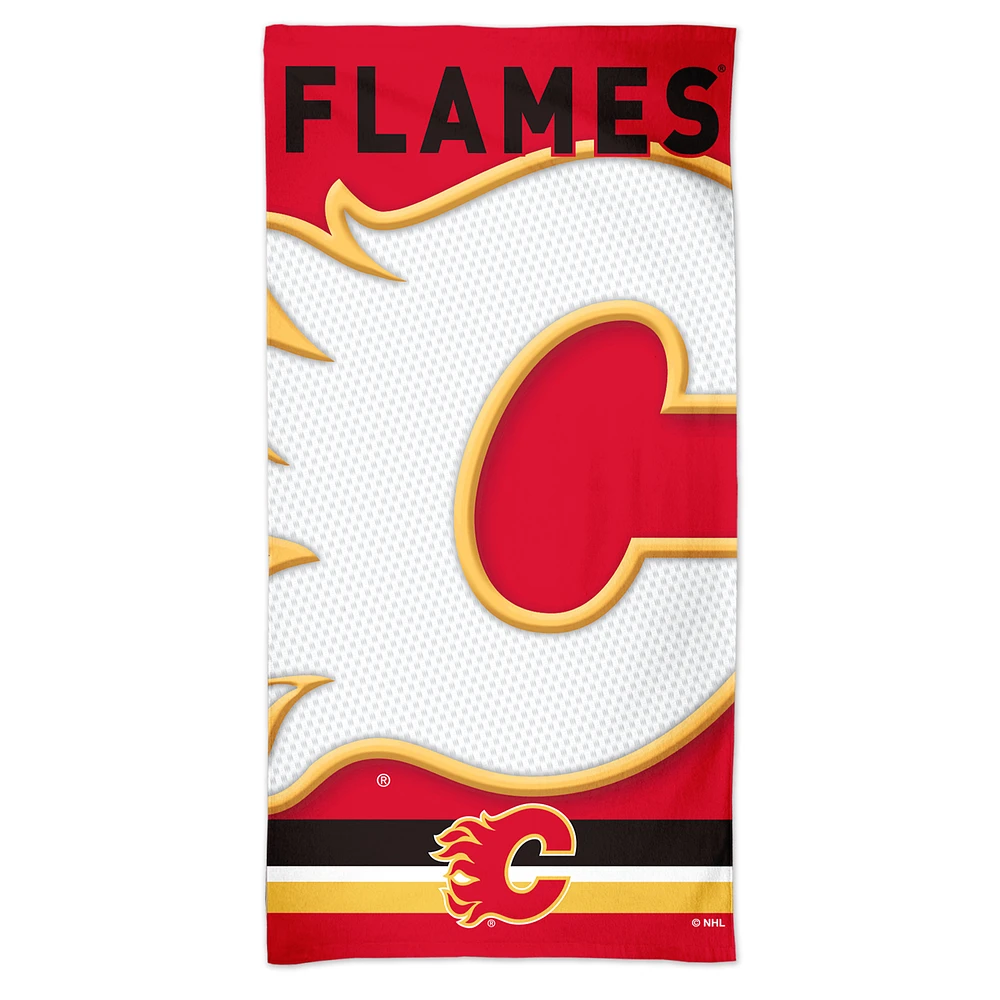 WinCraft Calgary Flames 30'' x 60'' Spectra Beach Towel