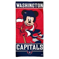 WinCraft Washington Capitals 30'' x 60'' Team Disney Spectra Beach Towel