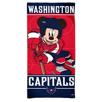 WinCraft Washington Capitals 30'' x 60'' Team Disney Spectra Beach Towel