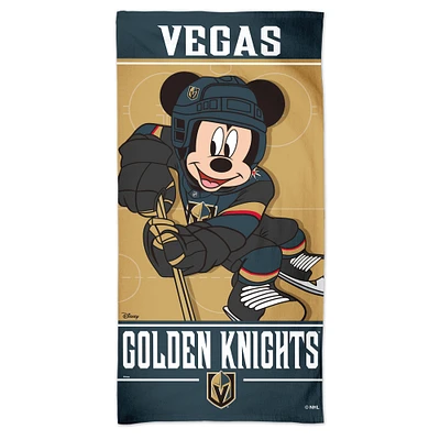 WinCraft Vegas Golden Knights 30 '' x 60 '' Team Disney Spectra Beach Towel