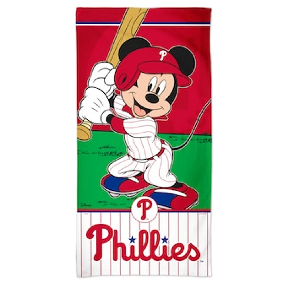 WinCraft Philadelphia Phillies 30'' x 60'' Team Disney Spectra Beach Towel