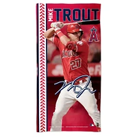 WinCraft Mike Trout Los Angeles Angels 30'' x 60'' Spectra Beach Towel