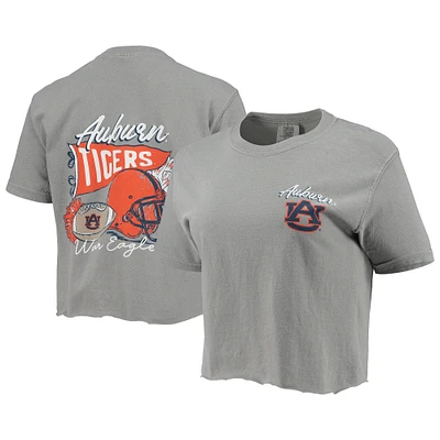 Women's Gray Auburn Tigers We've Got Spirit Crop Top