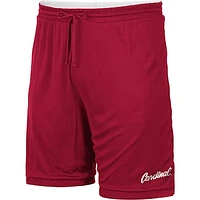 Men's Colosseum Cardinal Stanford Wiggum Reversible Shorts