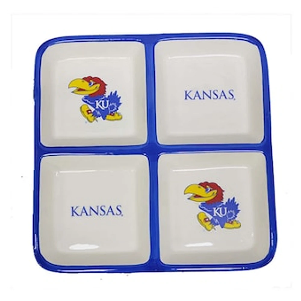 The Memory Company Kansas Jayhawks Square Tray