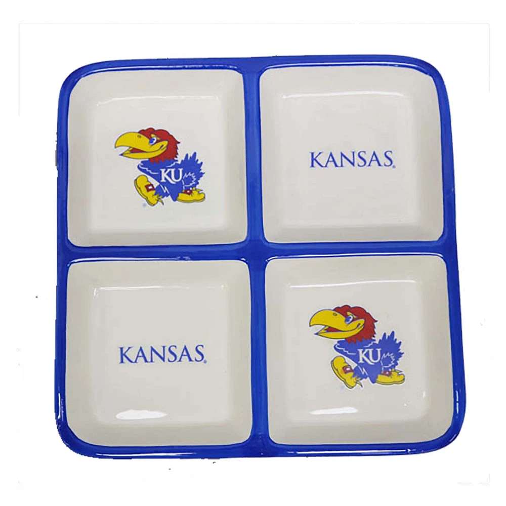 The Memory Company Kansas Jayhawks Square Tray