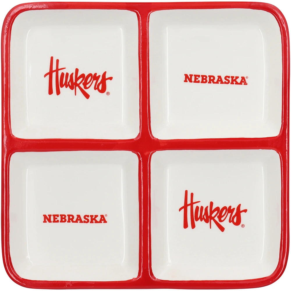 The Memory Company Nebraska Huskers Square Tray