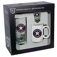 Houston Astros 15oz. Stein 11oz. Mug & 2oz. Shot Glass Set