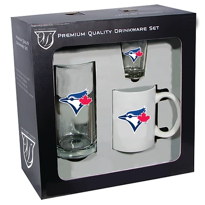 Toronto Blue Jays 15oz. Stein 11oz. Mug & 2oz. Shot Glass Set