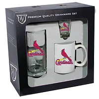 St. Louis Cardinals 15oz. Stein 11oz. Mug & 2oz. Shot Glass Set