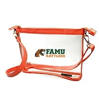 Women's Orange Florida A&M Rattlers Large Crossbody Bag