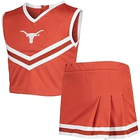 Girls Youth Texas Orange Longhorns Two-Piece Cheer Set