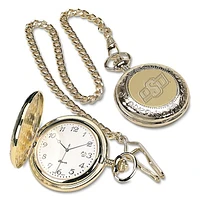 Gold Oklahoma State Cowboys Pocket Watch