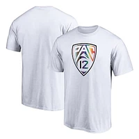 Men's White Pac-12 Pride T-Shirt
