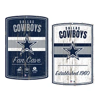 Dallas Cowboys - 16'' x 23'' Home & Away Logos to History Sign Set