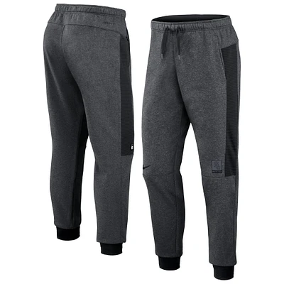 Men's Nike Heathered Gray/Black Chicago White Sox Authentic Collection Flux Performance Jogger Pants