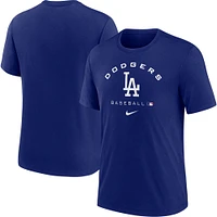 Men's Nike Royal Los Angeles Dodgers Authentic Collection Tri-Blend Performance T-Shirt