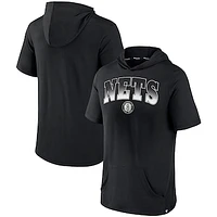 Men's Fanatics Black Brooklyn Nets Guard The Rim Hoodie T-Shirt