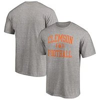 Men's Fanatics Heathered Gray Clemson Tigers First Sprint Team T-Shirt