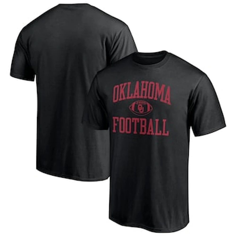 Men's Fanatics Black Oklahoma Sooners First Sprint Team T-Shirt