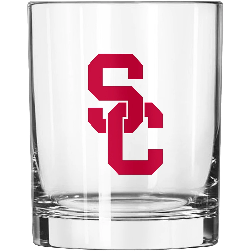 USC Trojans 14oz. Game Day Rocks Glass