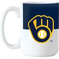 Milwaukee Brewers 15oz. Colorblock Mug