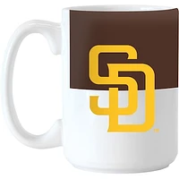 San Diego Padres 15oz. Colorblock Mug