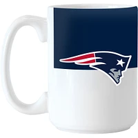 New England Patriots 15oz. Colorblock Mug