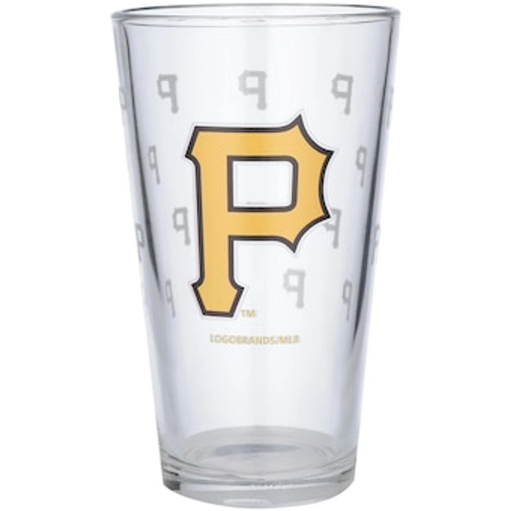 Pittsburgh Pirates 16oz. Satin-Etched Logo Pint Glass