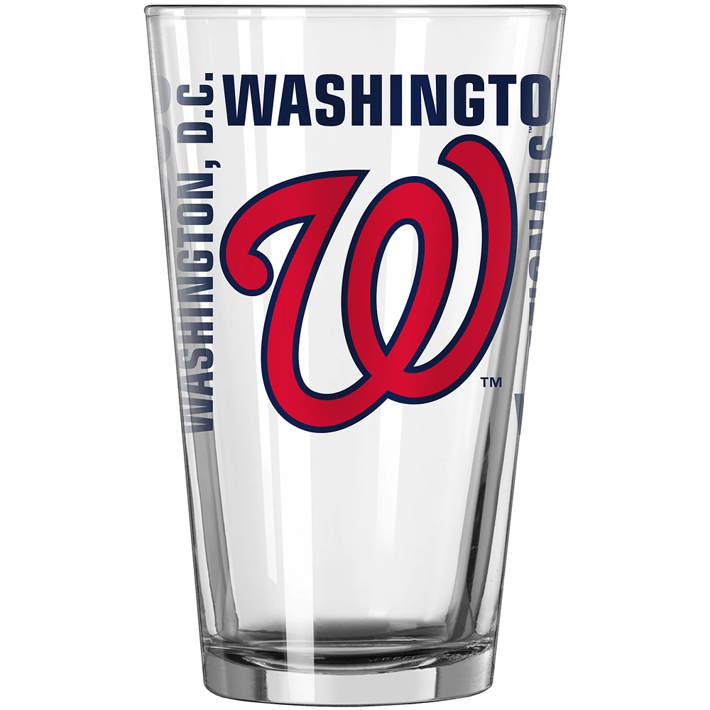 Washington Nationals 16oz. Team Spirit Pint Glass