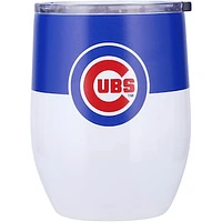 Chicago Cubs 16oz. Colorblock Stainless Steel Curved Tumbler