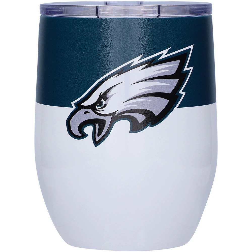 Philadelphia Eagles 16oz. Colorblock Stainless Steel Curved Tumbler